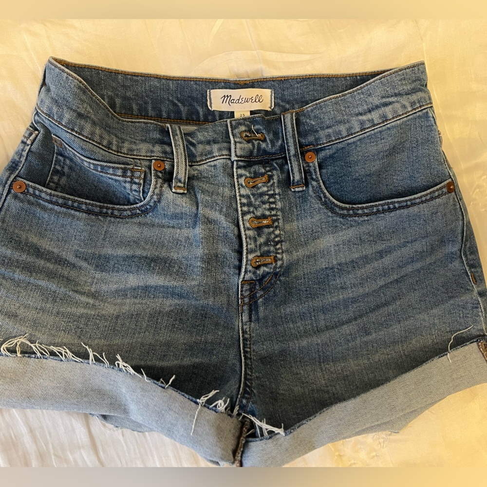 Madewell denim shorts 25